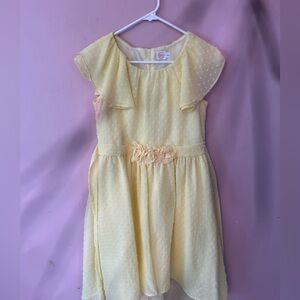 Yellow wondernation Easter dress girls size 16